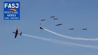 Acrobacias aéreas sobre el MAR Menor de Murcia [upl. by Atinor839]