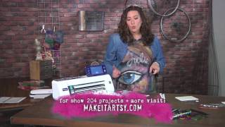 Learn how to decorate with foils on Make It Artsy with Julie Fei Fan Balzer 2042 [upl. by Pathe]