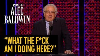 Robert De Niro ROAST  COMEDY CENTRAL ROAST OF ALEC BALDWIN [upl. by Wilkens]