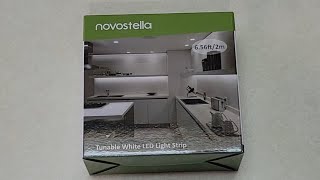 Novostella IP65 Waterproof Tunable White LED Strip Light Install and Review [upl. by Lerrud]