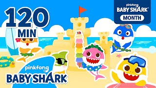 Enjoy Summer Songs with Shark Family  Compilation  Shark Month  Baby Shark Official [upl. by Aleta758]