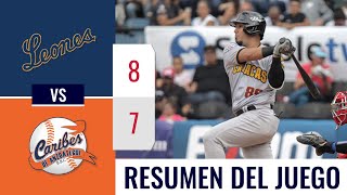 Resumen Leones vs Caribes 18dic [upl. by Uhp804]