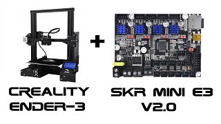 Обзор 32х битной платы  SKR mini E3 V20 для Ender3 Ender5 и CR10 [upl. by Nahtahoj632]