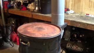 How to make Charcoal Indoor in a Rocket Stove [upl. by Ney614]