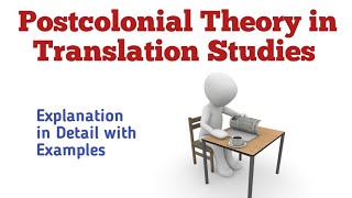 Postcolonial Theory in Translation Studies in UrduHindi Postcolonial Theory in Translation Studies [upl. by Nollek]