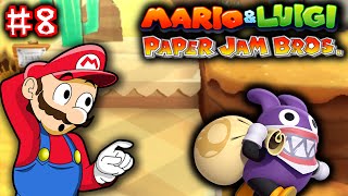 MARIO amp LUIGI PAPER JAM BROS  Part 8  CHASING NABBIT THROUGH THE DESERT ENGLISH [upl. by Octavia537]