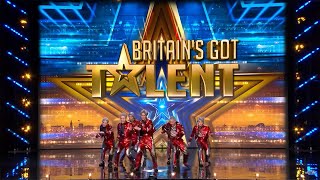 Other worldly CyberAgent Legit score Simon Cowells GOLDEN BUZZER Auditions BGT 2024 [upl. by Berthoud]