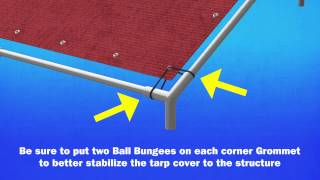 How to Assemble a Tarp Tent Fast amp Easy  Instructional Video [upl. by Llewoh516]