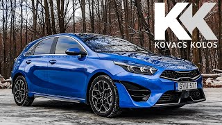 Kia Ceed GT line 15 TGDi 2022 Új autó teszt  Kovács Kolos [upl. by Kilam876]