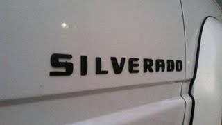 New SILVERADO Emblems [upl. by Colwell365]