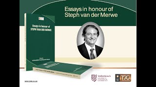 Steph van der Merwe Festschrift Launch [upl. by Ortensia]