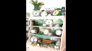 COLLECTING GREEN VINTAGE DECOR amp VINTAGE GREEN ENAMELWARE [upl. by Gideon]