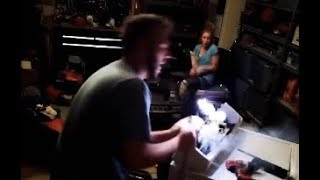 Electrocution prank on my wife [upl. by Illib]