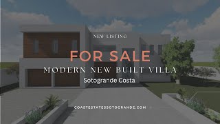 MODERN NEW BUILT VILLA FOR SALE IN SOTOGRANDE [upl. by Lleret]