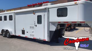 2011 Bison 7409 4Horse Trailer with Living Quarters [upl. by Anirahc]