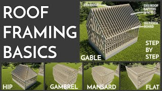 Roof Types amp How They Are Constructed  Carpentry 101 [upl. by Ardnajela]