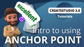 CreateStudio Using the Anchor Point for Animations Tutorial [upl. by Reider]