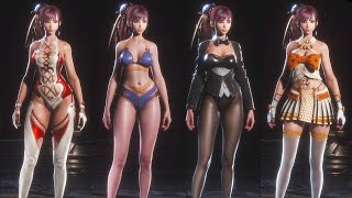 Stellar Blade  All Nano Suits Outfits Costumes Showcase [upl. by Ecarg]