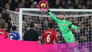 HEROIC GOALKEEPER SAVES  De Gea Lloris Leno  Premier League Compilation [upl. by Atsahs832]