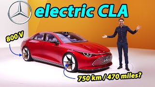 This electric Mercedes CLA shows the future of Mercedes [upl. by Emerald869]