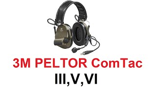 Защитные наушники 3M Peltor ComTac IIIVVI 356 [upl. by Ibob]