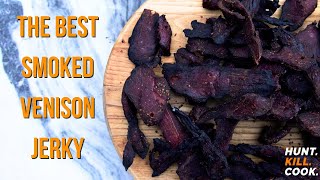 How to make incredible smoked venison jerky  EASY RECIPE [upl. by Acinod]