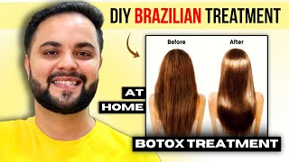 DIY Brazilian Keratin Treatment at Home  Botox Treatment at Home [upl. by Ariana727]