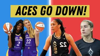 LAS VEGAS ACES LOSE AGAIN Aces VS Sparks Game Recap [upl. by Oz]