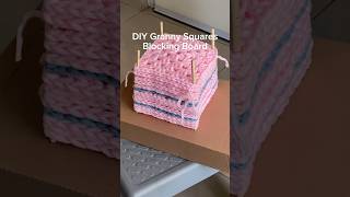 Granny Squares Blocking Board DIY crochet yarn diy crochettutorial [upl. by Pincince888]