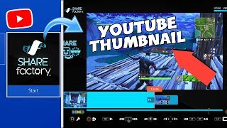 How to Make a CUSTOM THUMBNAIL on Sharefactory FOR YOUTUBE VIDEOS EASY [upl. by Hailahk]