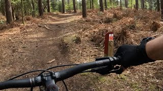 Ride round the Red Lonsdale trail in Aspley woods Woburn [upl. by Ahmed]