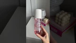 Nightstand reset organization aesthetic organizing pink beautyproducts makeup viralvideo [upl. by Nnyletak]