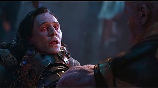 Loki Death Scenes  Thanos Kills Loki  Avengers Infinity War Scenes [upl. by Andi]