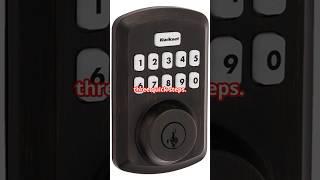 Kwikset Powerbolt 250 Factory Reset in 3 Easy Steps smartlocks kwikset factoryreset [upl. by Ethbun387]