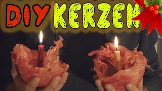 Last Minute Weihnachtsgeschenke DIY  KERZEN selber machen [upl. by Massab293]