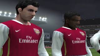 Pro Evolution Soccer 6  Liga Master  Roma  PC 109 Arsenal VS Roma [upl. by Atoiganap]