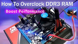 How To Overclock DDR3 RAM American Megatrends BIOS  Boost Performance YoutubeShorts Shorts [upl. by Eugaet]