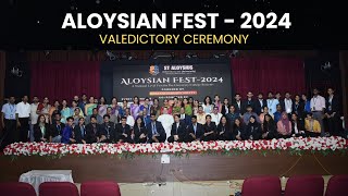 ALOYSIAN FEST 2024  VALEDICTORY CEREMONY  KANYANA SADASHIVA SHETTY  CHIEF GUEST [upl. by Henke730]