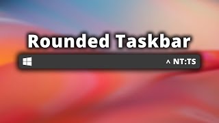 How to Customize your Taskbar to be Modern [upl. by Flodur]