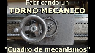 TORNO MECÁNICO CASERO  HOMEMADE LATHE  Parte 5 [upl. by Calvo]