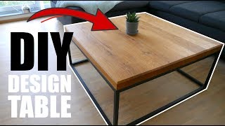 DIY DESIGN TISCH selber bauen  MrHandwerk [upl. by Martreb849]