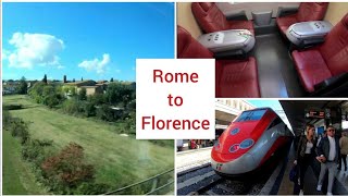 Rome to Florence with Frecciarossa First class Italy 4K [upl. by Gilbye639]