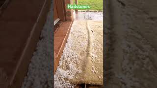 Hailstorm in Stanthorpe today hail australia hailstorm stanthorpe rain storm ice [upl. by Acyre717]