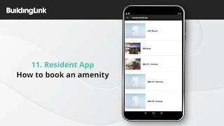 【Tutorial】Resident App  How to book an amenity  BuildingLink Asia Pacific [upl. by Tol]