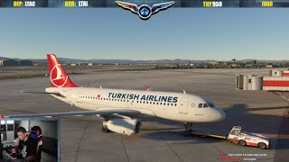 MSFS AnkaraAntalyaIstanbul  LTACLTAILTFM  FENIX A319  FENIX A321  IVAO  MSFS [upl. by Ahtrim]