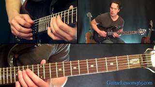 Fade To Black Guitar Lesson Pt3  Metallica  Intro Solo amp Interlude [upl. by Otsuaf64]