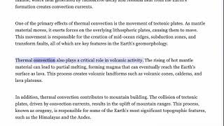 498 Thermal Convections Effect on Geomorphic Processes  Earths Interior [upl. by Attecnoc]