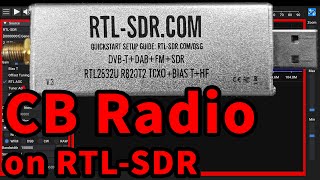 Listen CB Radio on an SDR with SDR Easy Software Defined Radio antenna RTLSDR [upl. by Plossl529]