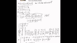 Problema sobre coordenadas y bases 1 [upl. by Merlin]