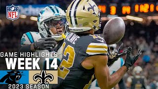 Carolina Panthers vs New Orleans Saints Game Highlights  NFL 2023 Week 14 [upl. by Owain353]